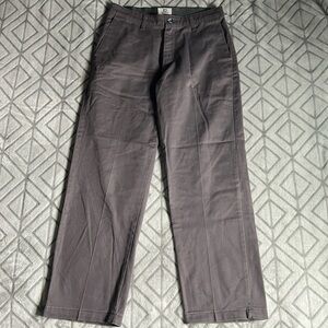 Lee custom fit relaxed fit size 30x30 dark gray mens pants with botton pockets!